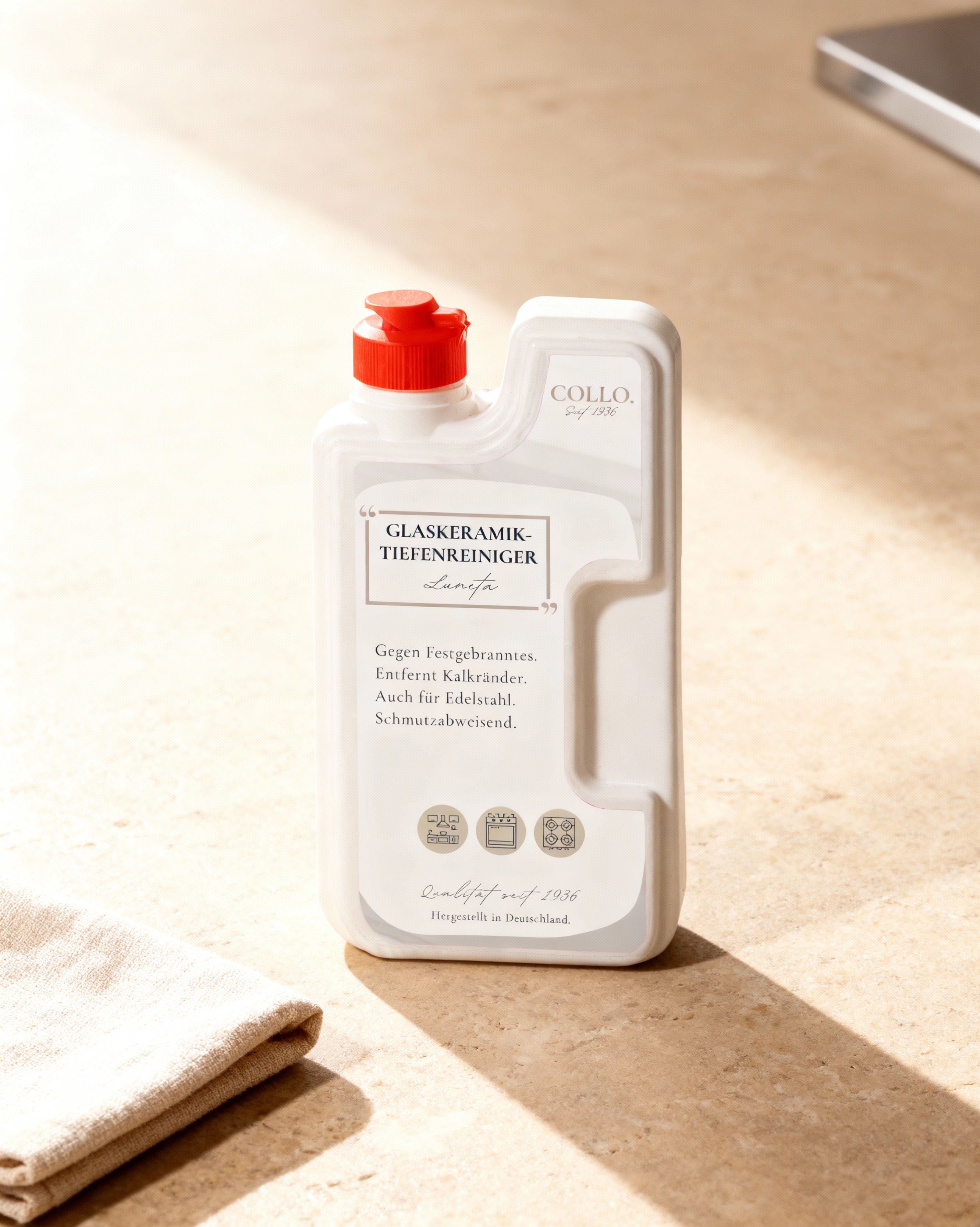 Vorteilsset: 5x Luneta - Glaskeramik - und Ceranfeldreiniger | Edelstahlpflege - 0065.5 - COLLO. simply clean.